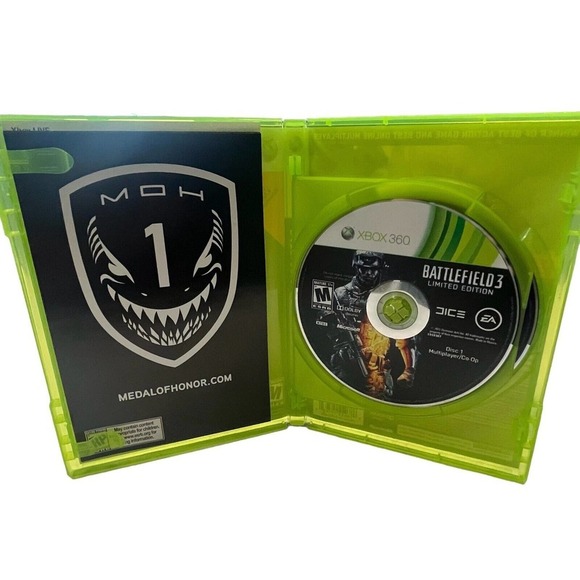 XBOX 360 Battlefield 3 Limited Edition 2011‎ 2 Discs TESTED No Manual - Picture 3 of 4